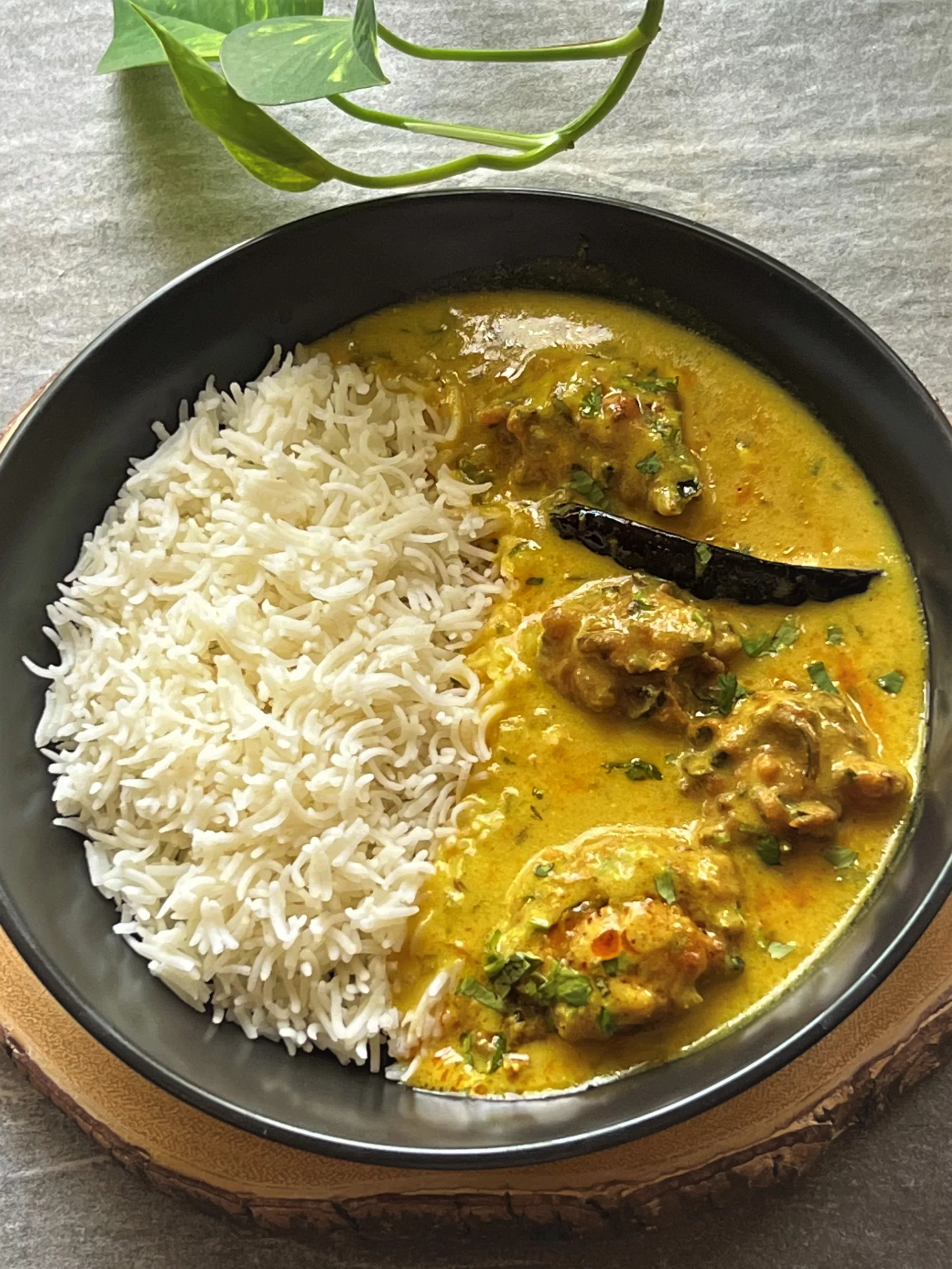 Kadhi Pakora Rice